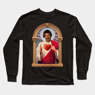 Saint Tom Selleck Long Sleeve T-Shirt